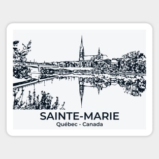 Sainte-Marie - Québec Magnet
